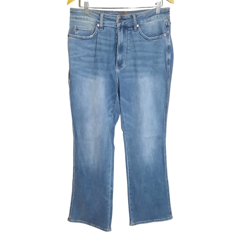 Judy Blue Womens High Rise Classic Five Pocket Zip Fly Boot Cut Jeans Size 14W